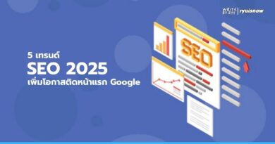 อัปเดต 5 SEO Trends 2025 ตัวช่วยเพิ่มโอกาสติดหน้าแรกบน Google