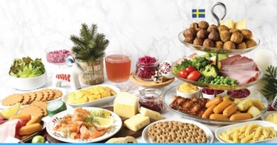 คริสต์มาสบุฟเฟต์สไตล์สวีเดน