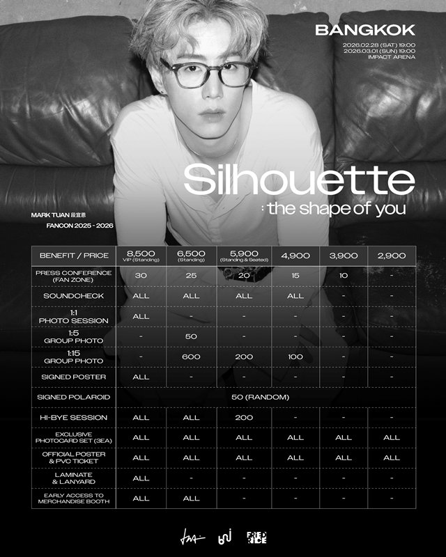 Banefitsคอนเสิร์ต mark tuan2026